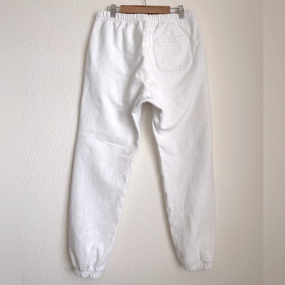Official Saint Jhn Not A Cult Christian Sex Club Staff Sweatpants White - Picture 8 of 17